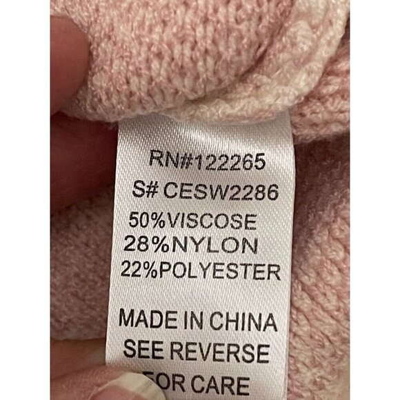 Adora Womens Small Leopard Print Sweater 50% Viscose 28% Nylon & 22% Polyester P - Picture 2 of 13